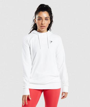 Sudadera Con Capucha Gymshark Entrenamiento Mujer Blancas | CO 2005XYU